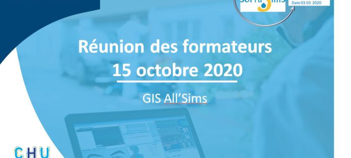 Réunion de rentrée des formateurs All’Sims